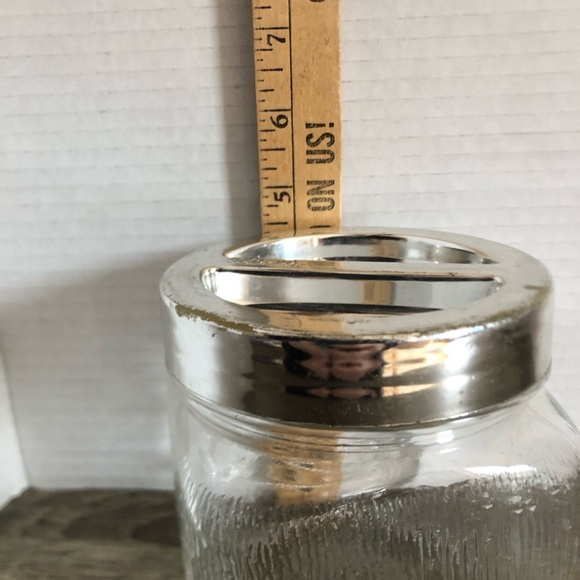 Vtg Italian Glass Fruit Patterned Jar with Lid - Picture 12 of 14